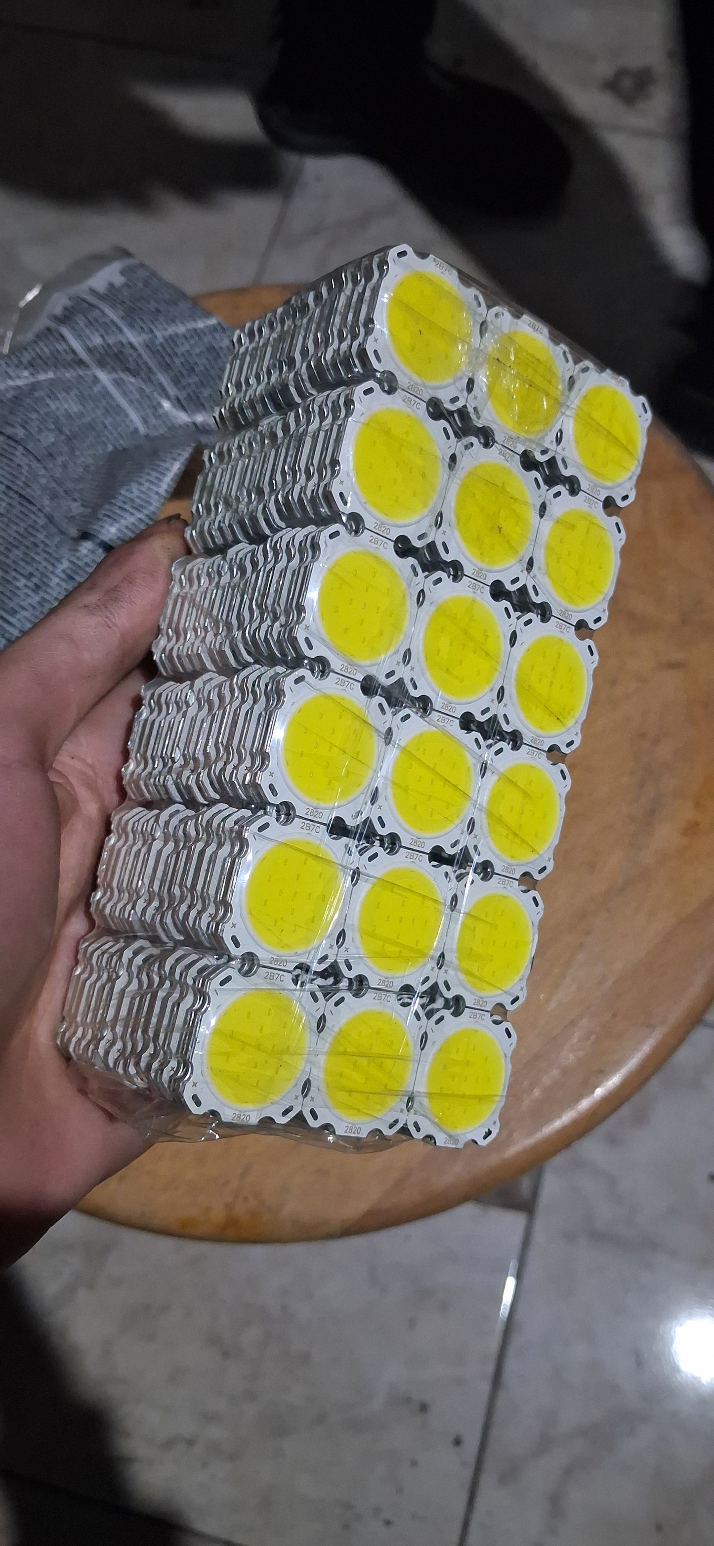 Led chips 21-23V 7W 20mm