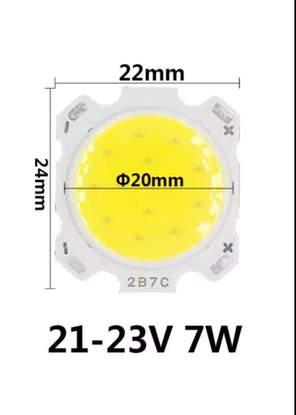 Led chips 21-23V 7W 20mm